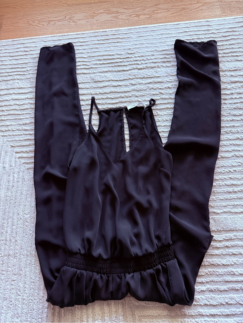 Amanda Uprichard black Jumpsuit Romper. Petite